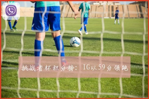挑战者杯积分榜：IG以59分领跑